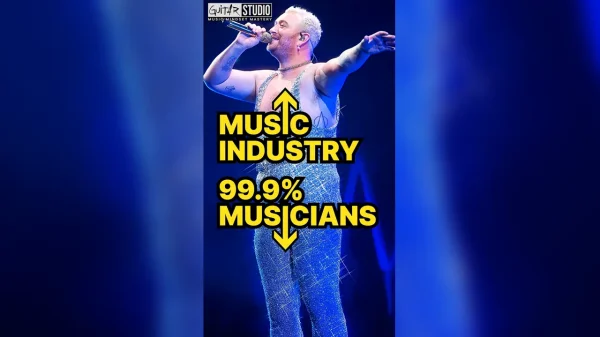 Music mindset video about musicians making a living in the music industry